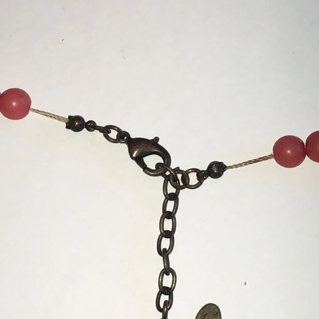 Robert Rose Elegant Pink Beaded Boho Necklace - Image 5