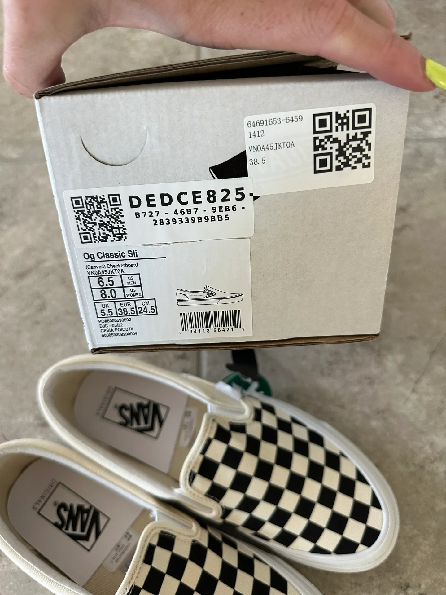 Vault  Classic Slip On Sail Checkerboard - Image 6