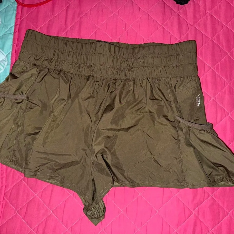 NWOT Free People Movement Get Your Flirt On Shorts Large - Image 2