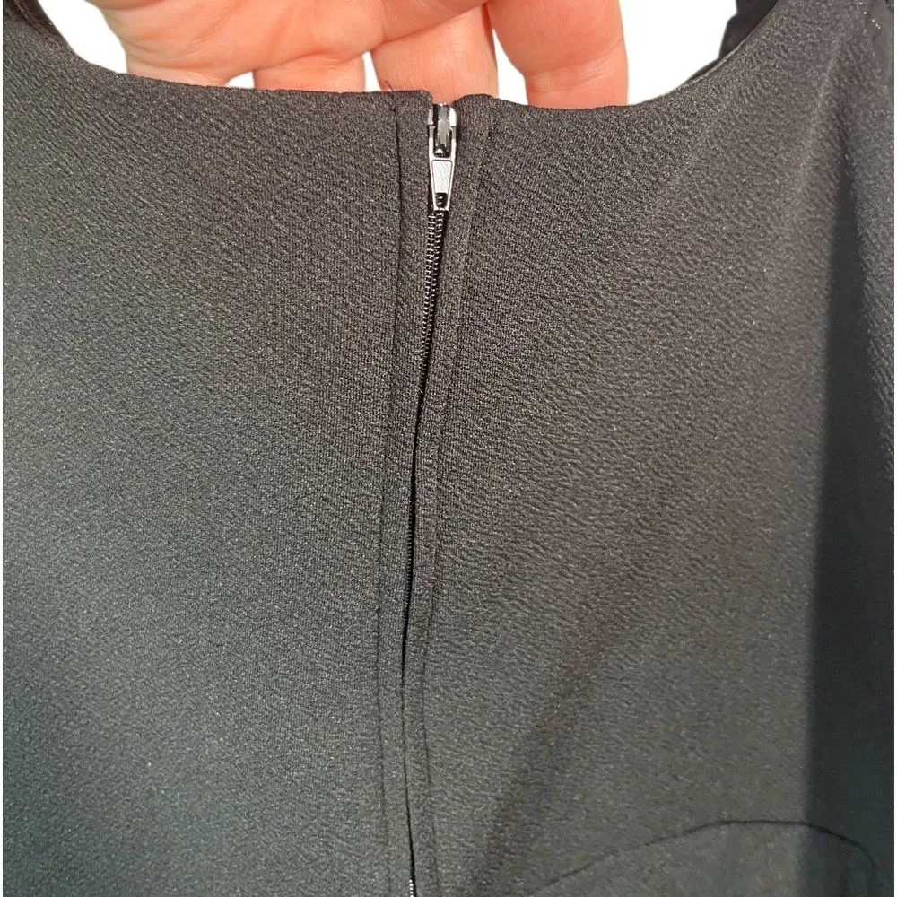 Crystal Doll square neckline fit and flare SHEER LONG SLEEVE dress - Image 11