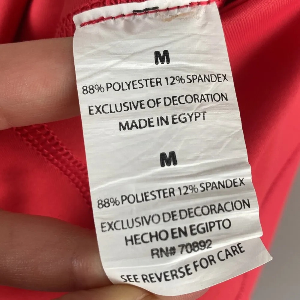 Apana Teaberry High Waist Side Pocket Capri Leggings Size M GUC - Image 10