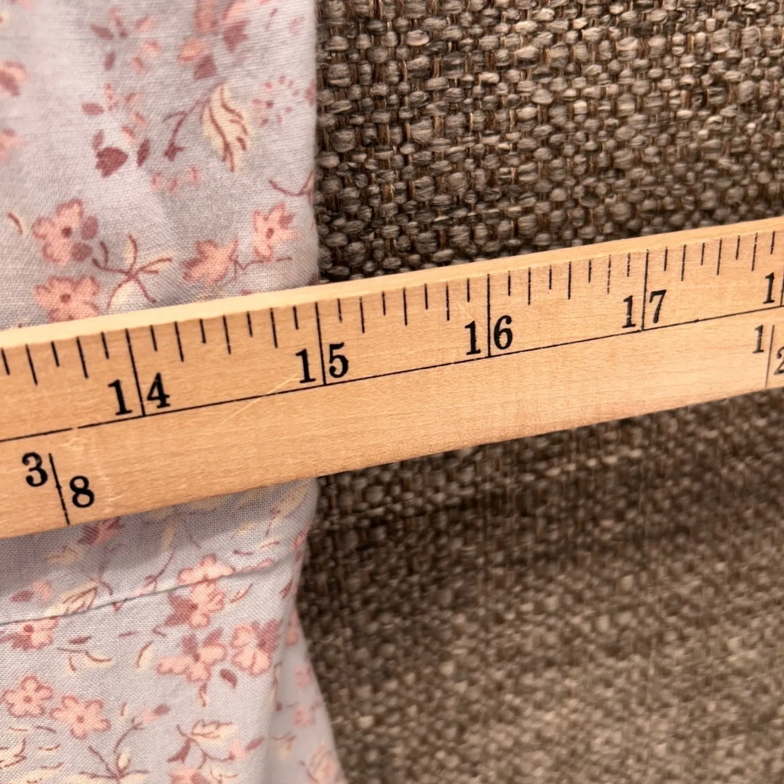 90s‎ Mini Babydoll Floral Dress Light Blue XL - Image 11