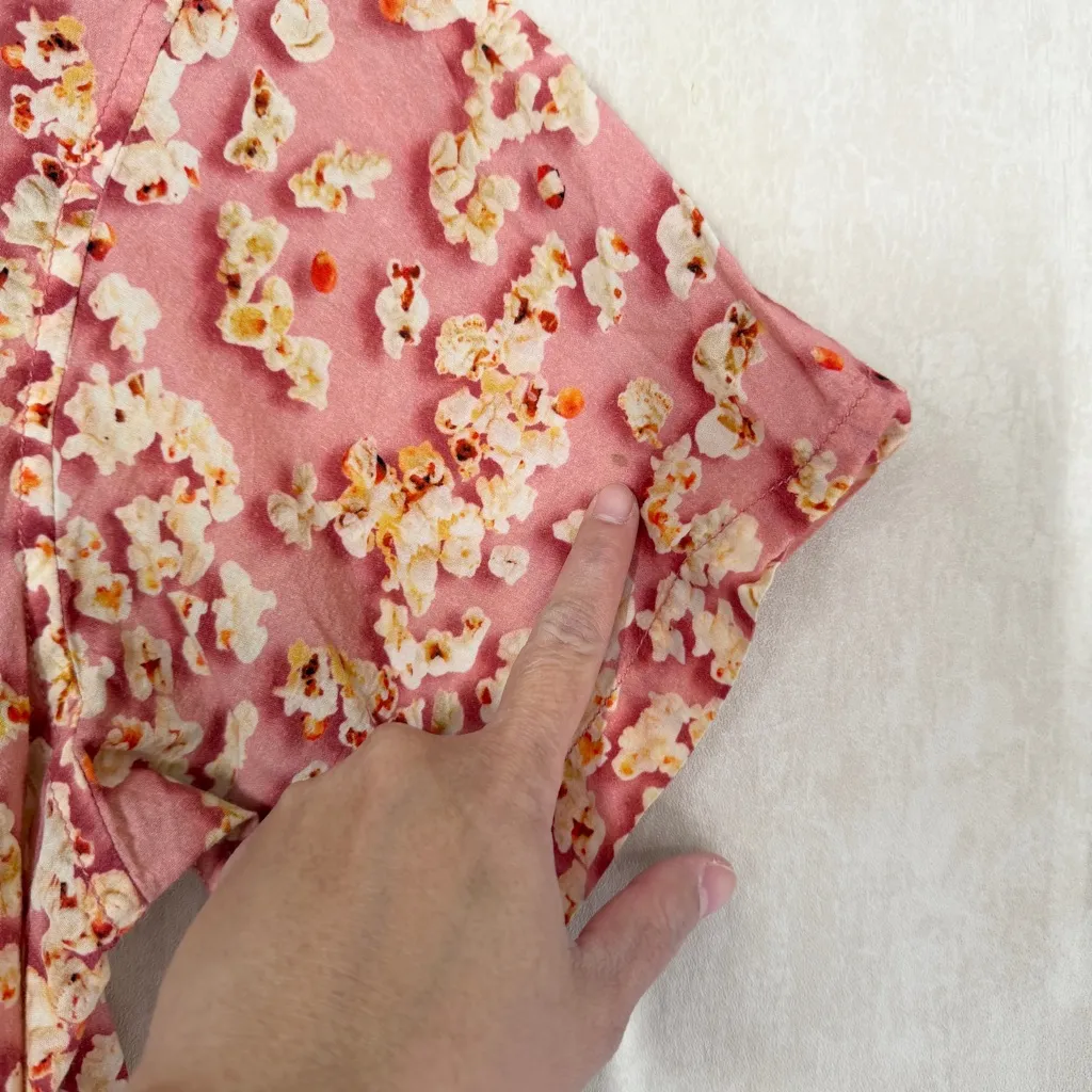 Kavu Women’s Girl Party Button Down Shirt Lightweight in Pretty Popcorn S - Image 14