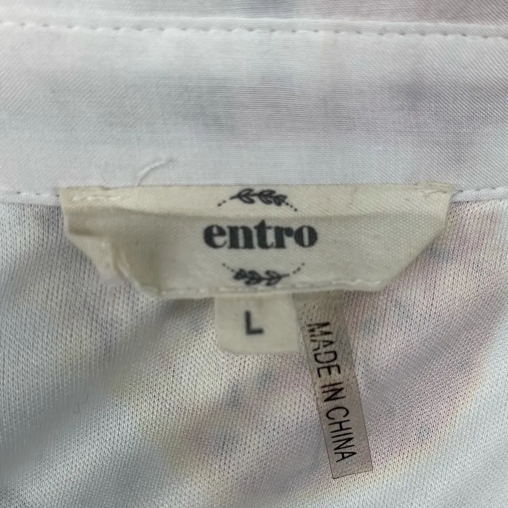 Sleeveless Pineapple Watermelon Shirt Dress Size L - Image 10