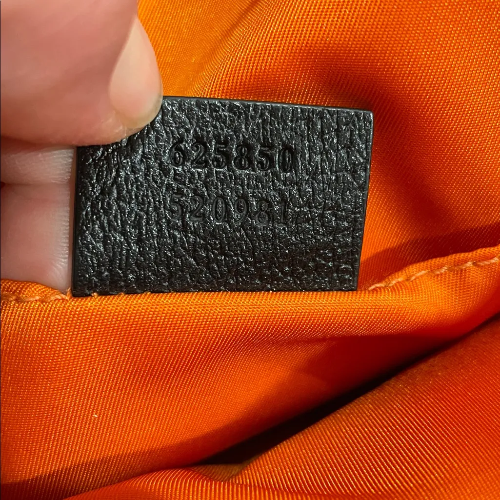 GUCCI GG Nylon Monogram Off The Grid Shoulder Crossbody Bag Orange - Image 9