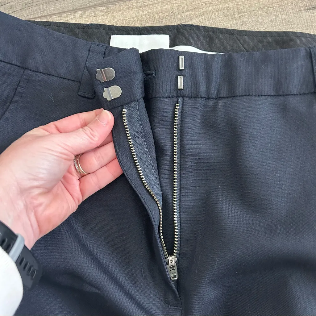 3.1 Phillip Lim Navy Blue Black Stripe Jogger Slack Trousers 6 - Image 9