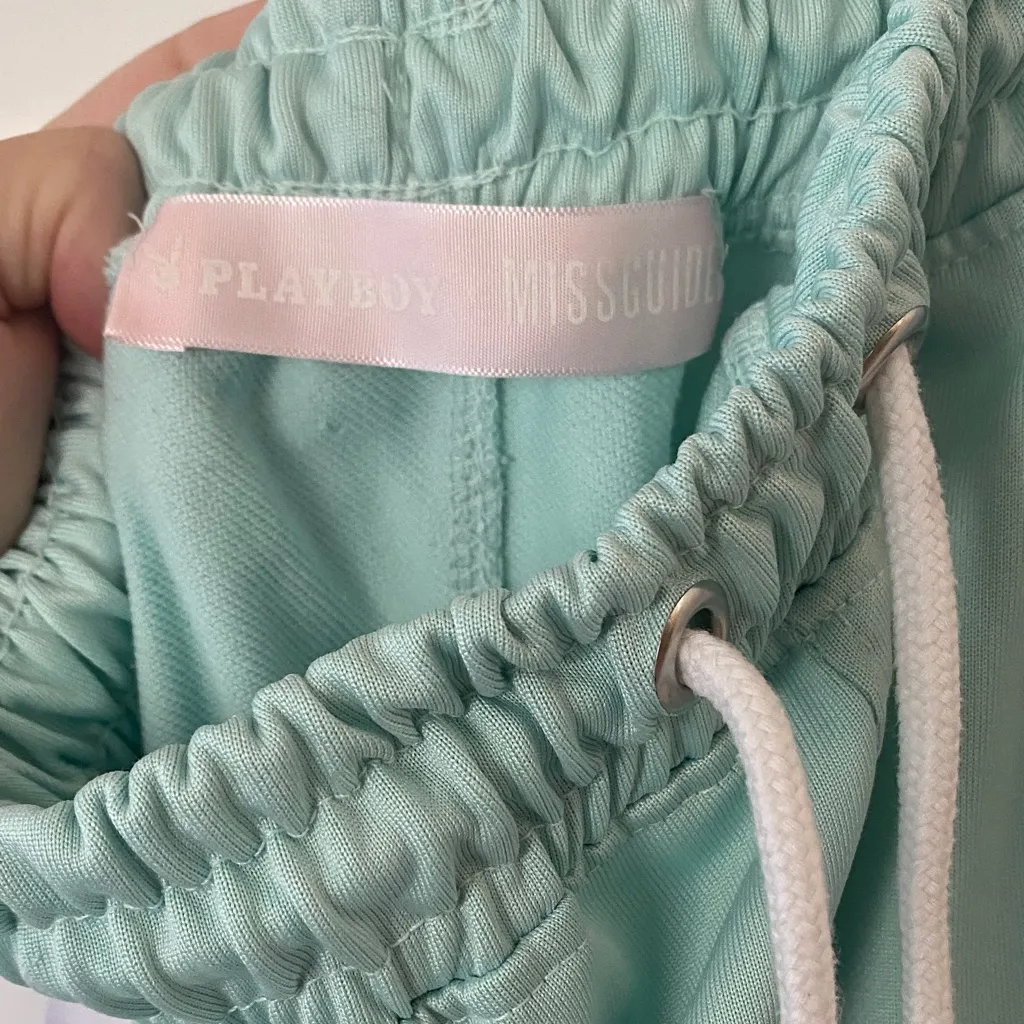 Playboy x Missguided Mint
Colorblock pants - Image 2