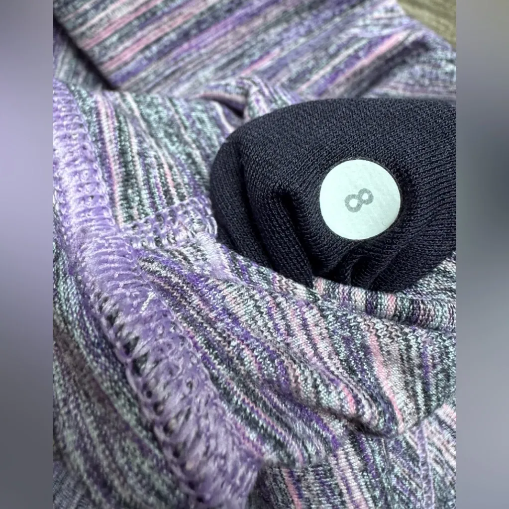 Lululemon Purple Space-Dye Wunder Under Leggings Size 8 - Image 6