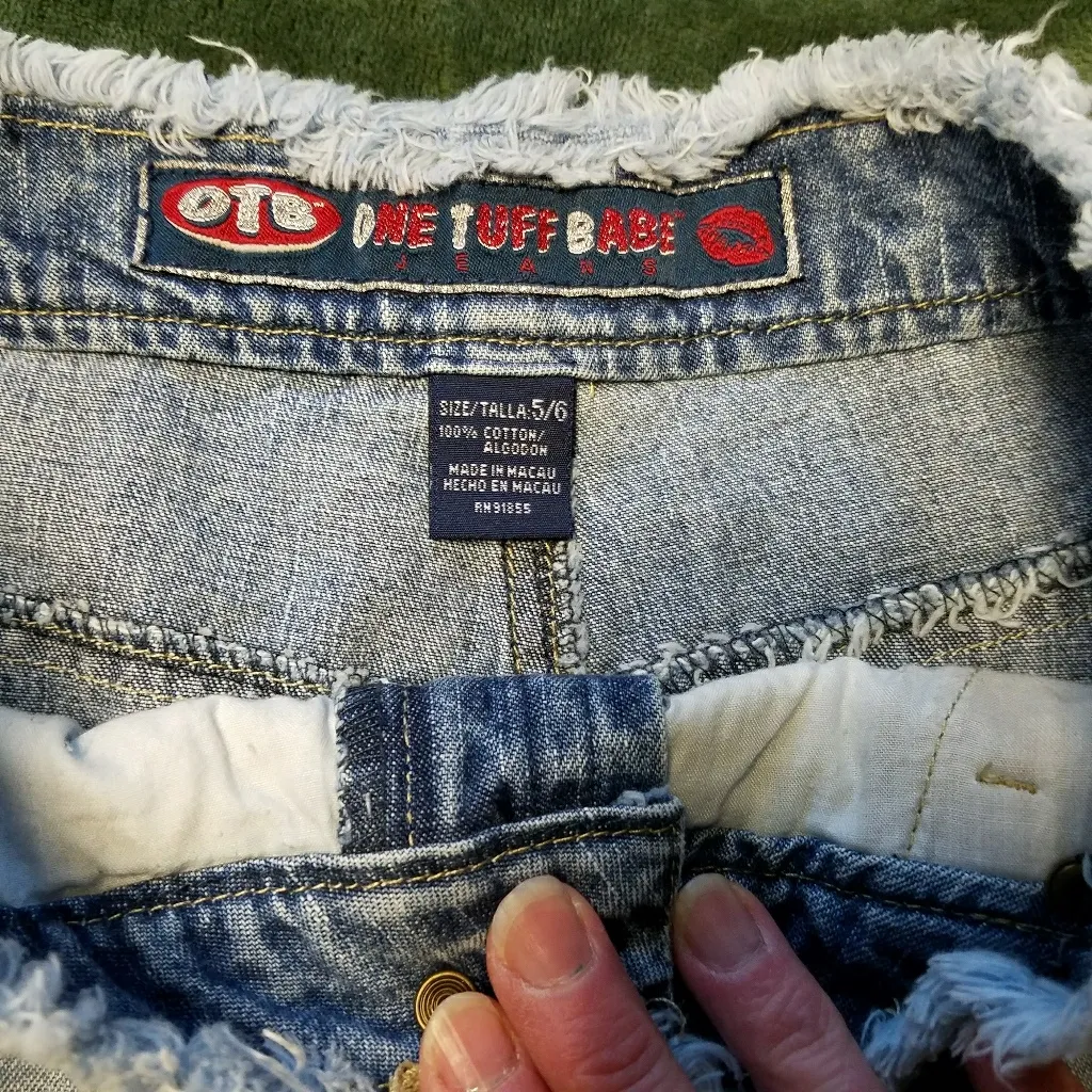 One Tuff Babe Womens Denim Skirt 5/6 Blue Size undefined - Image 6