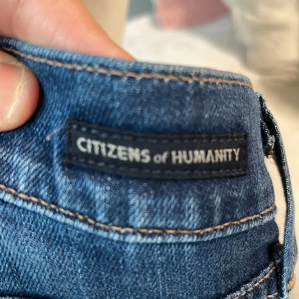 Citizens of Humanity Dylan Drop Rise Cropped Jeans Straight Leg Womens 28 - Image 7