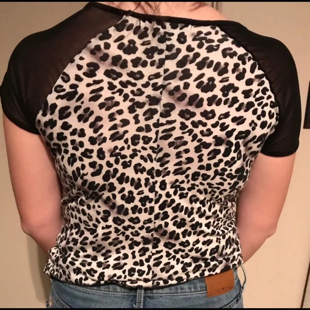 Forever 21 Small Cheetah Print Short Sleeved Top - Image 2