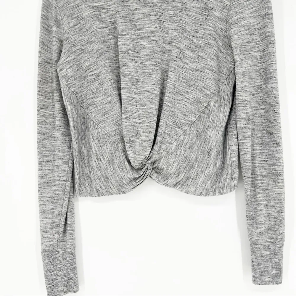 Athleta Twist Front Coaster Sweatshirt XS Grey - Image 5