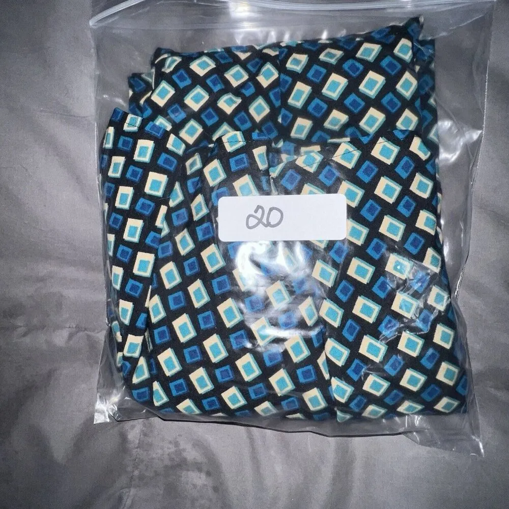 B.O.G. Band Of The Free Womens‎ Genevieve Teal Diamond Long Sleeve Mini Dress S - Image 12