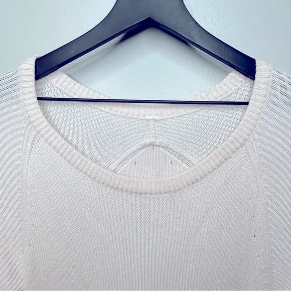 Lululemon Cabin Yogi Long Sleeve Pink‎ Cashmere Blend Sweater - Image 7