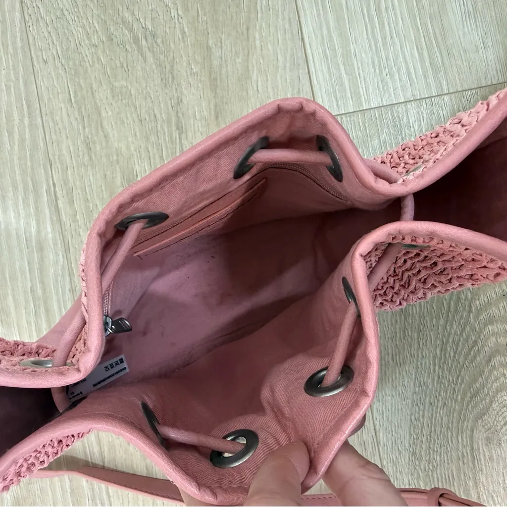 Free People Vintage Pink Cabana Crossbody Bag - Image 13