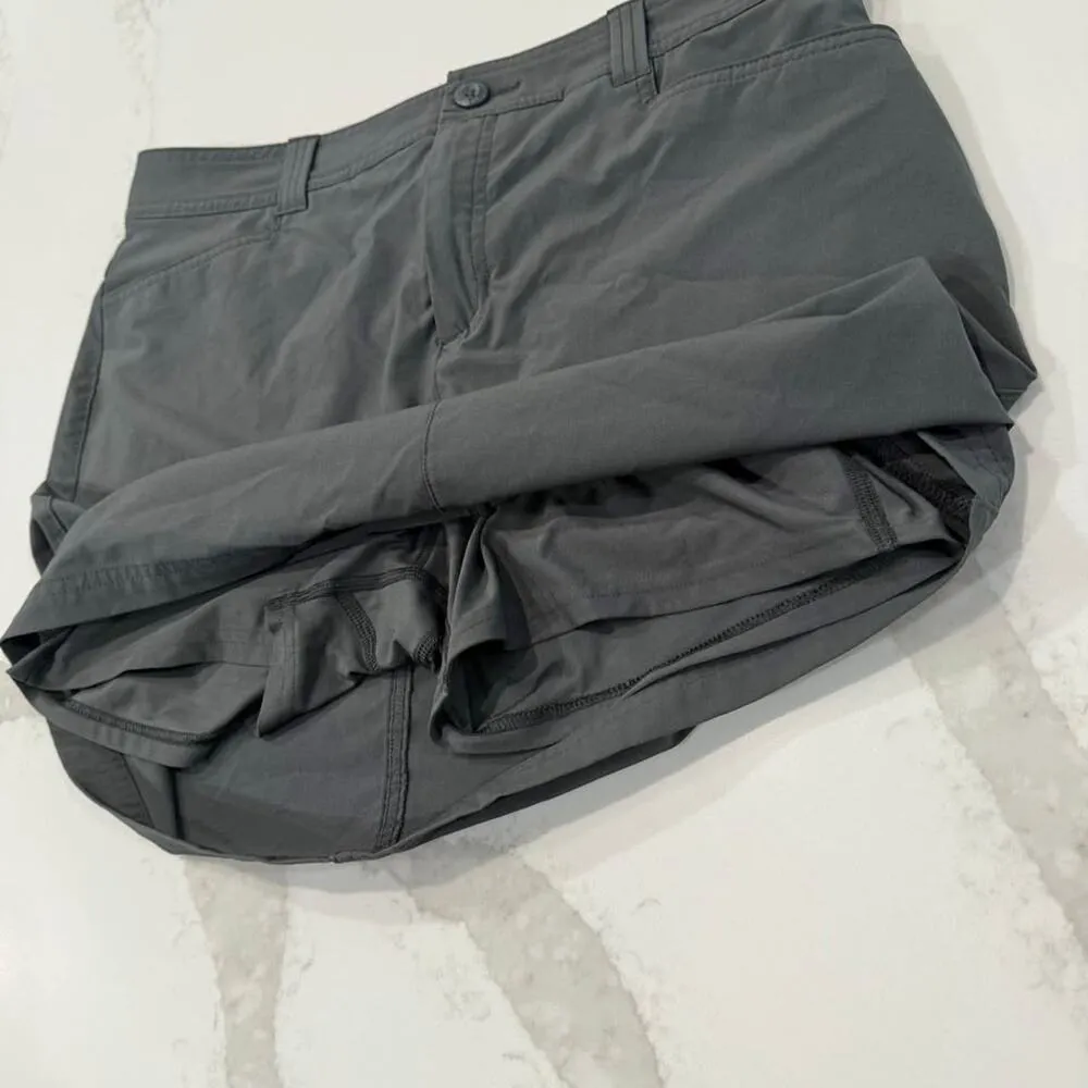 Eddie Bauer Adventure 2.0 Athletic Skort Skirt Women's 10 Gray Gorpcore Outdoors - Image 9