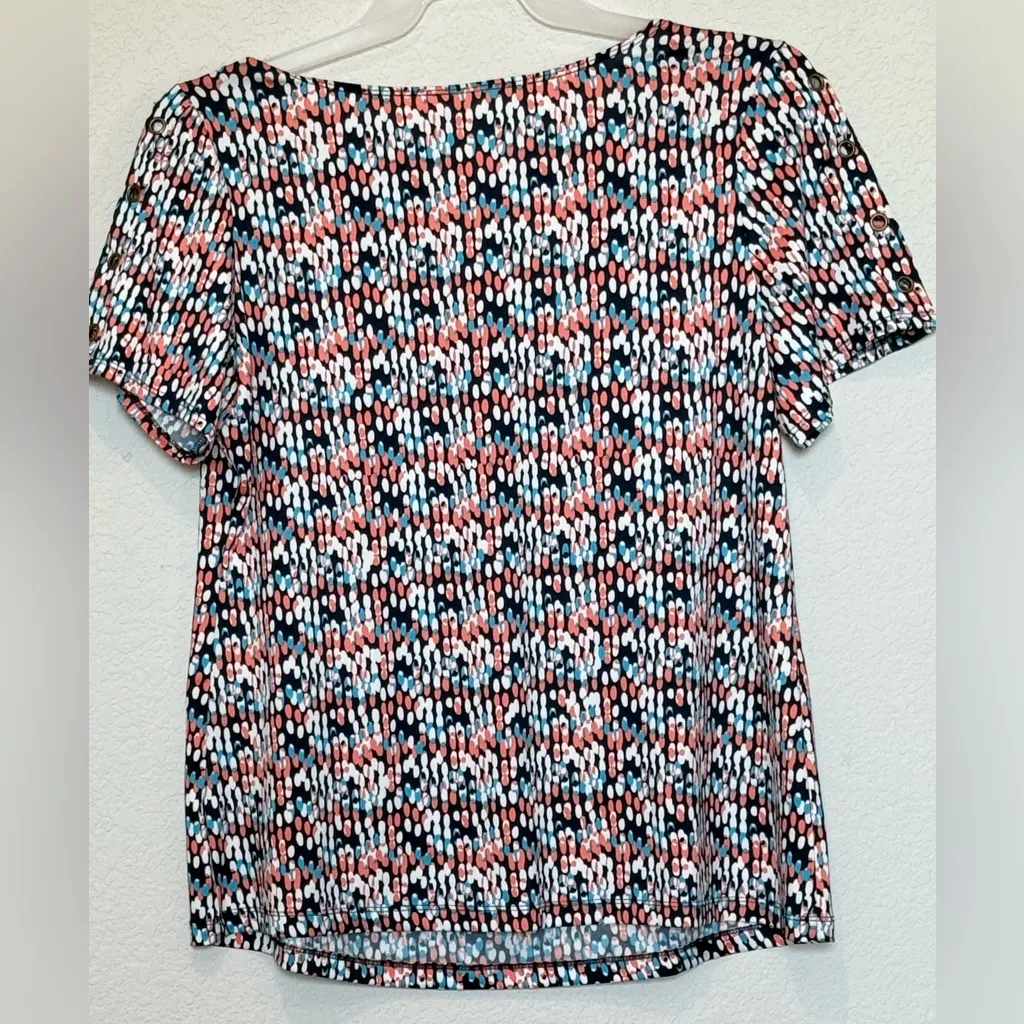 PerSeption Top Large Y2K With Metal Circle White - Image 3