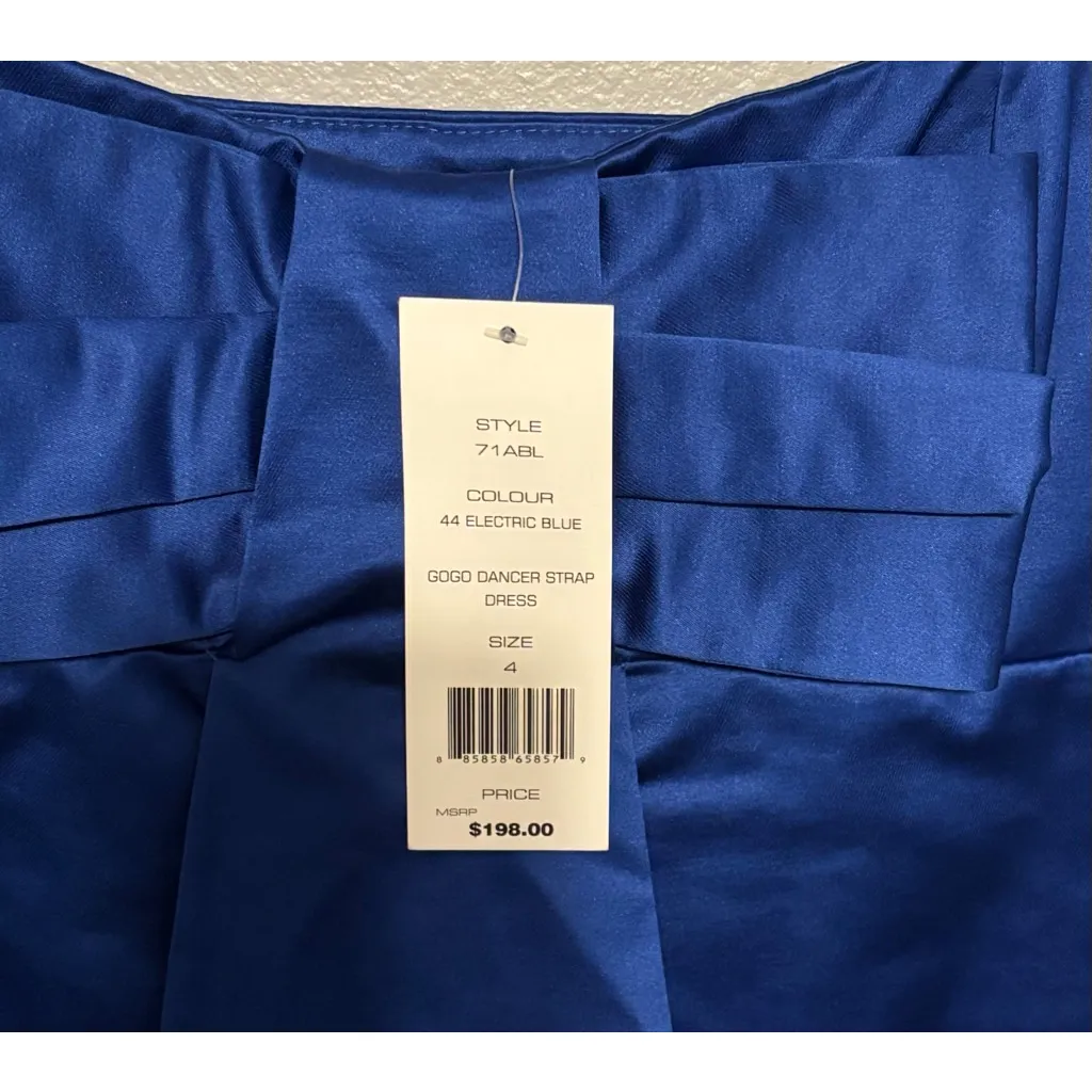 French Connection Gogo Dancer Strap Mini Dress Size 4 - Image 4