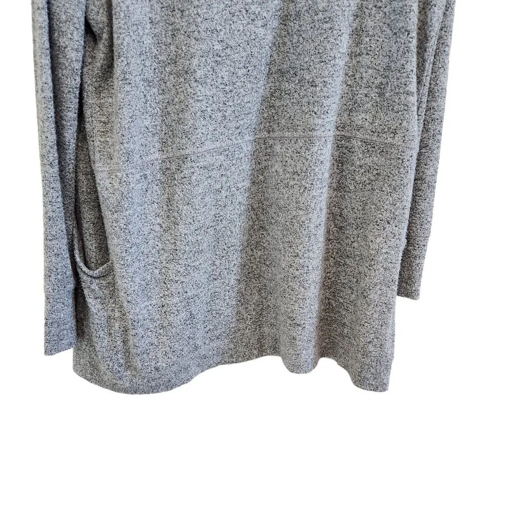 Abercrombie & Fitch Oversized Gray Long Line Cardigan Sweater Cozy Size Small - Image 11