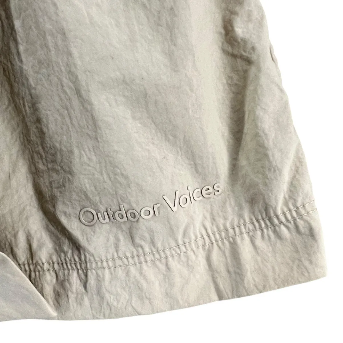 Outdoor Voices Skort Womens XL Beige Nylon Wrap Skirt Pockets Casual Gorpcore - Image 11