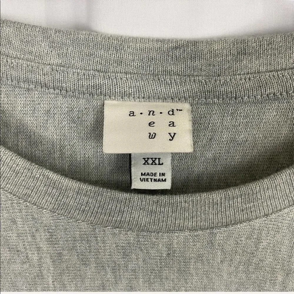 A New Day  gray & sequins sleeves sweatshirt XXL - Image 5