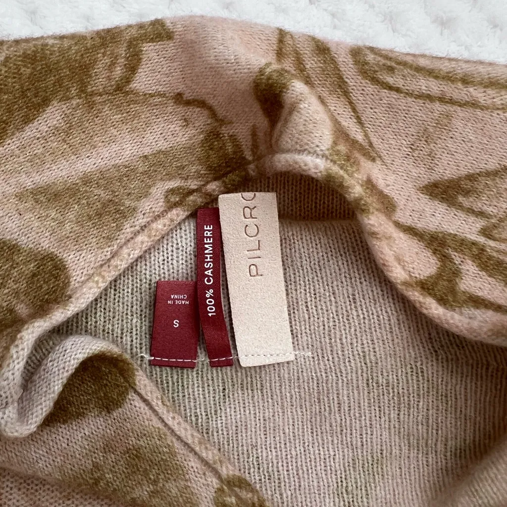 Pilcro 100% Cashmere Sweater Pink - Image 4