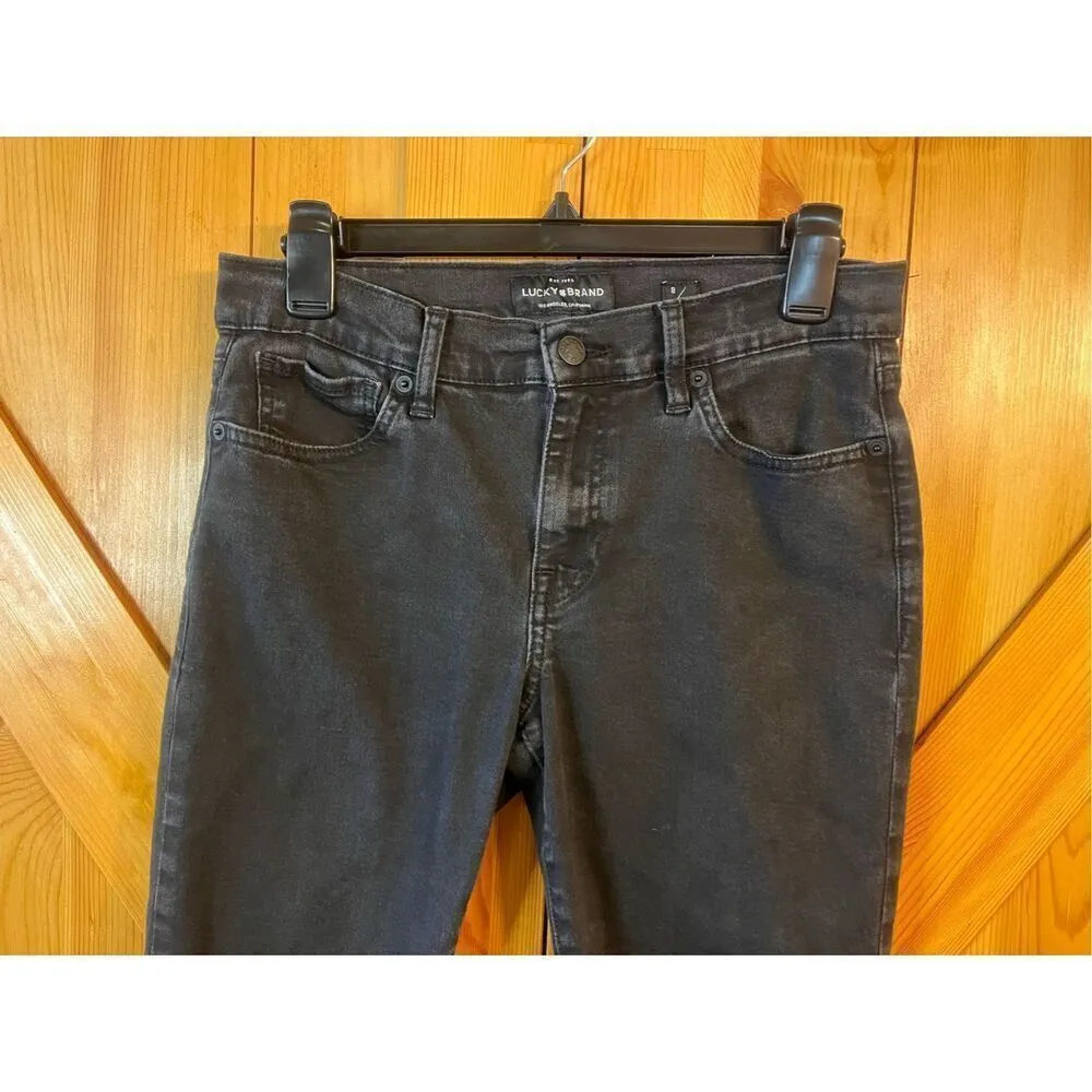 LUCKY BRAND Faded Black Brooke Legging Ankle Jeans size 8/29 (3826) - Image 3