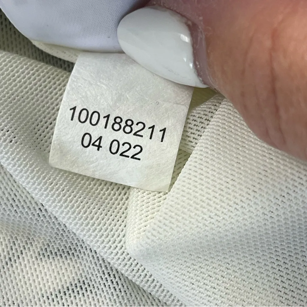 Brooks Brothers Knit Jersey Butterfly Print Wrap Dress Black White Collar Large - Image 7