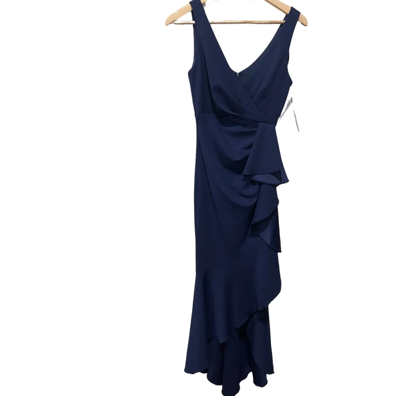 Aqua‎ Ruffled High-Low Gown Size 2 - Image 5