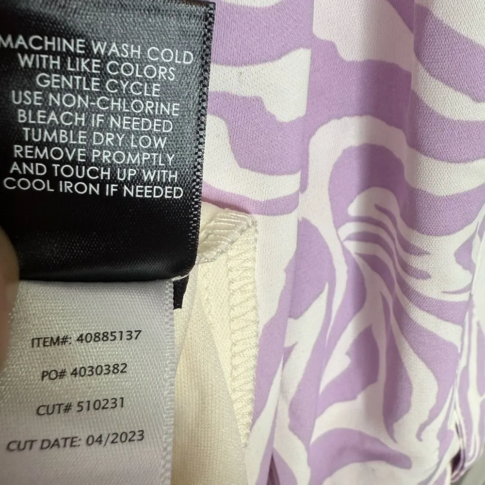 Torrid Midi Studio Crepe De Chine Collared Shirt Zebra Dress W1334 Plus Sz 5X - Image 8