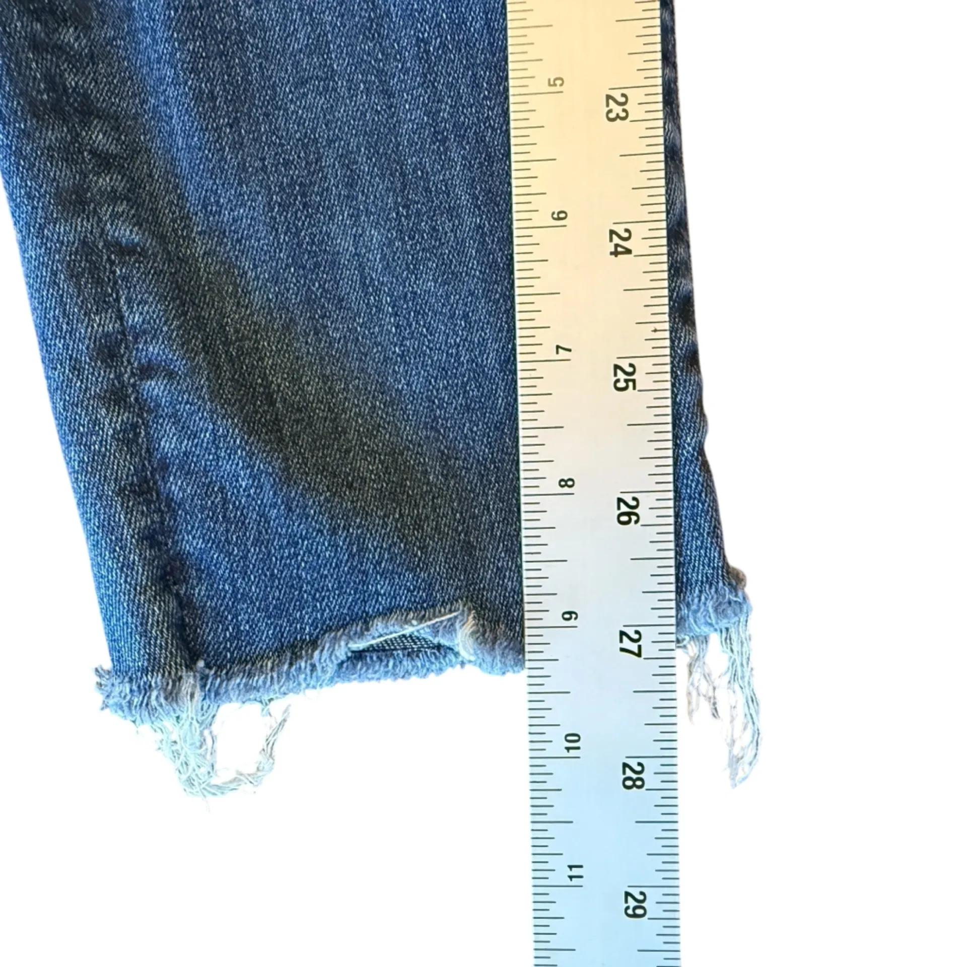 MOTHER Denim The Looker Ankle Chew In Breaking The Law Women’s Size 28 Blue - Image 14