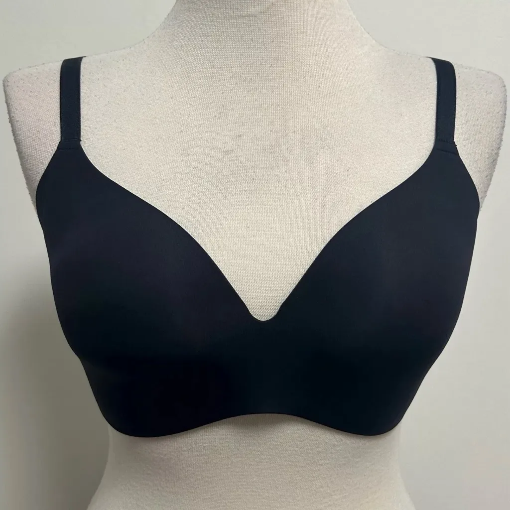 Knix Black Wingwoman Contour Wireless Molded Foam Cup Bra NWT 7 36DD 38DD NWT Size undefined - Image 2