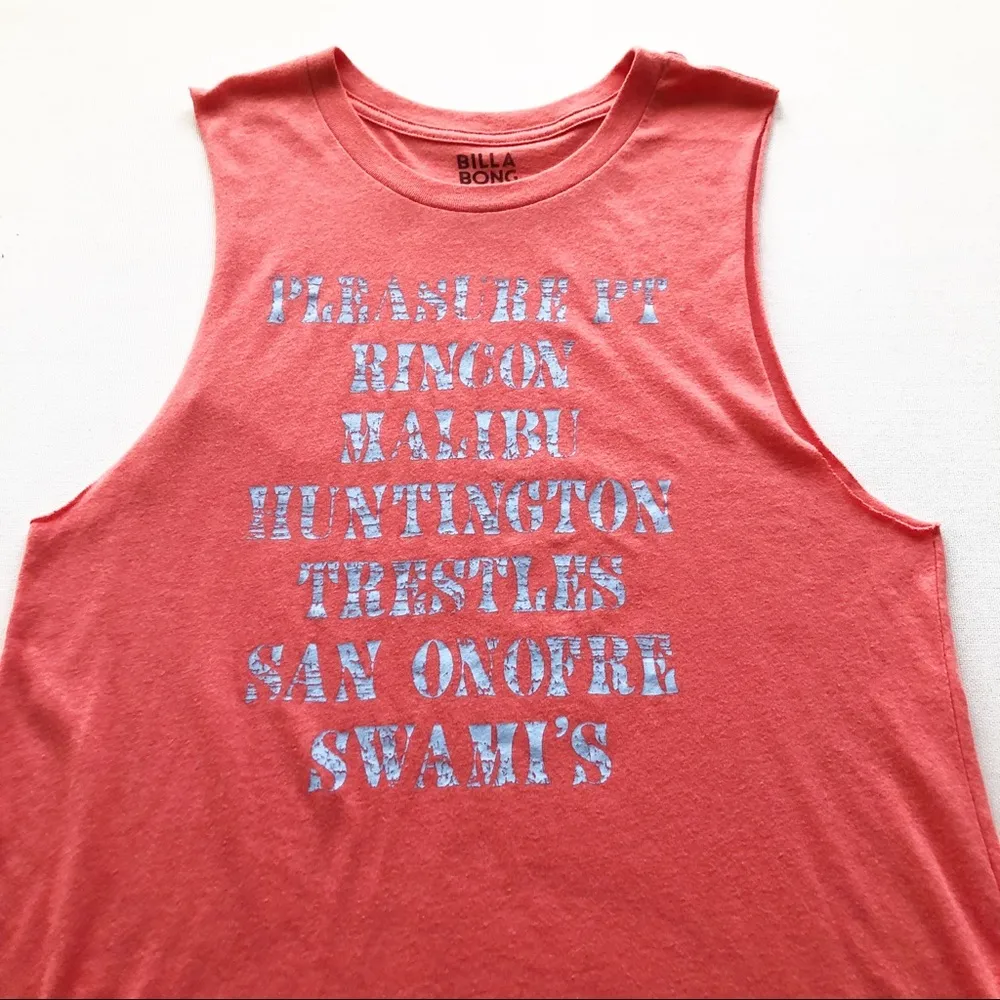 Billabong Sleeveless Graphic Muscle Tee - Image 7