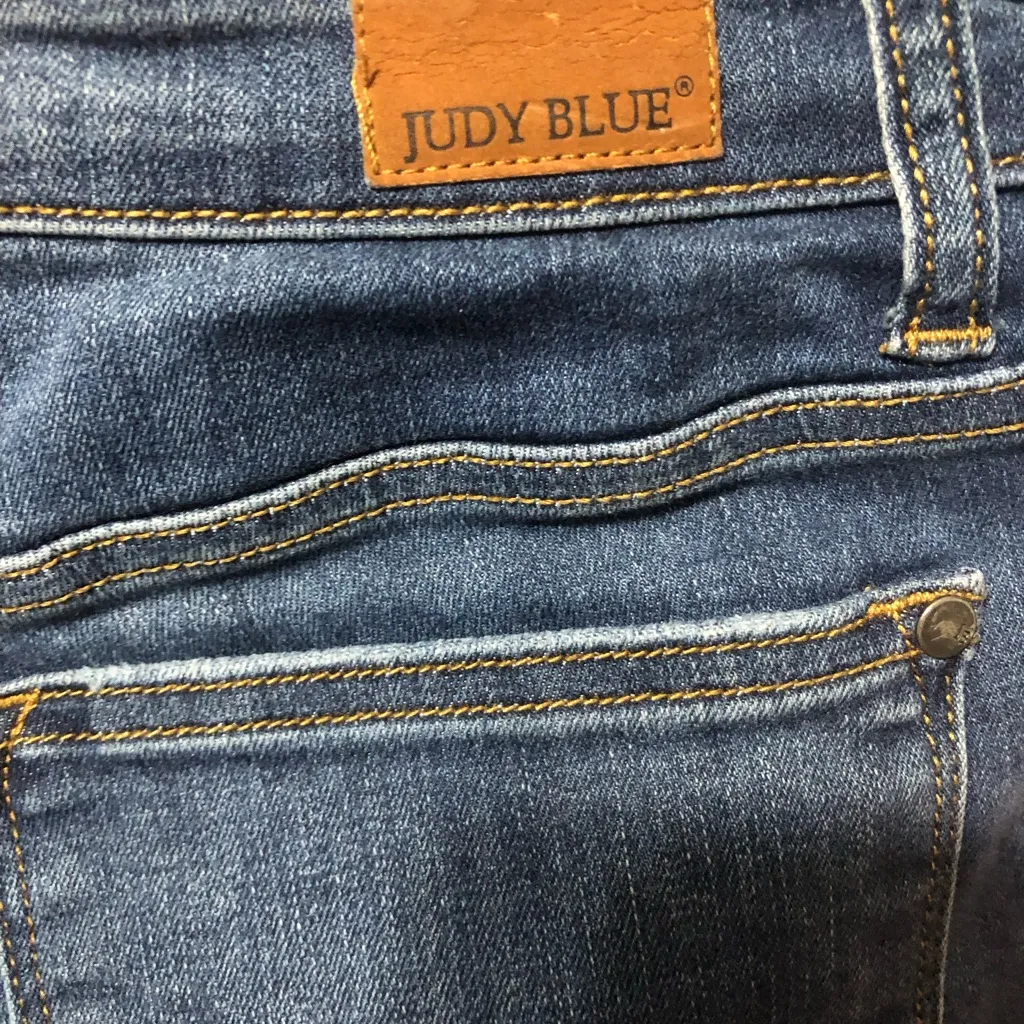 Judy blue leopard skinny jeans ripped Distressed Jeans with Frayed Hem‎ 82166 - Image 11