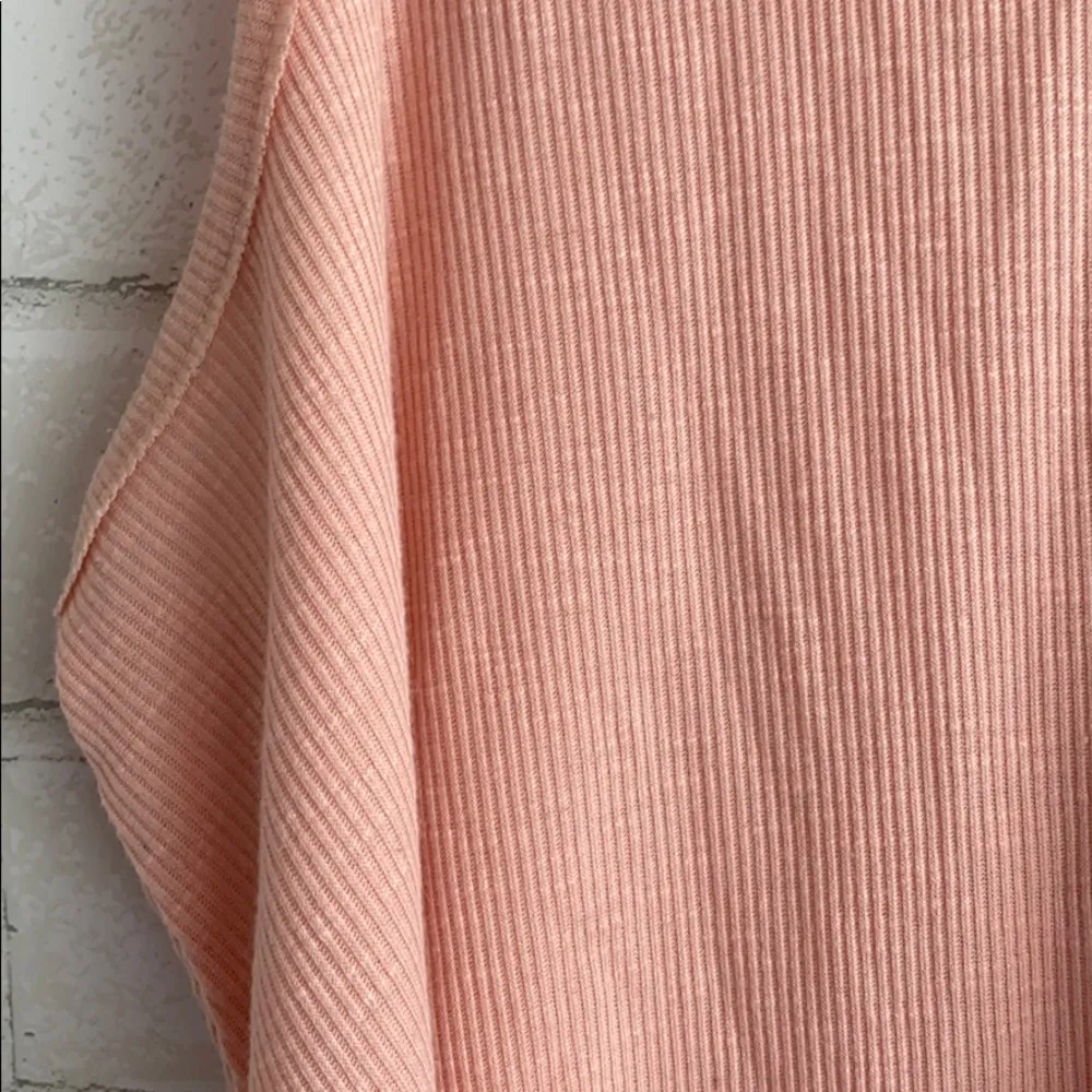 Free People Pink Ribbed Tank Top - Image 3