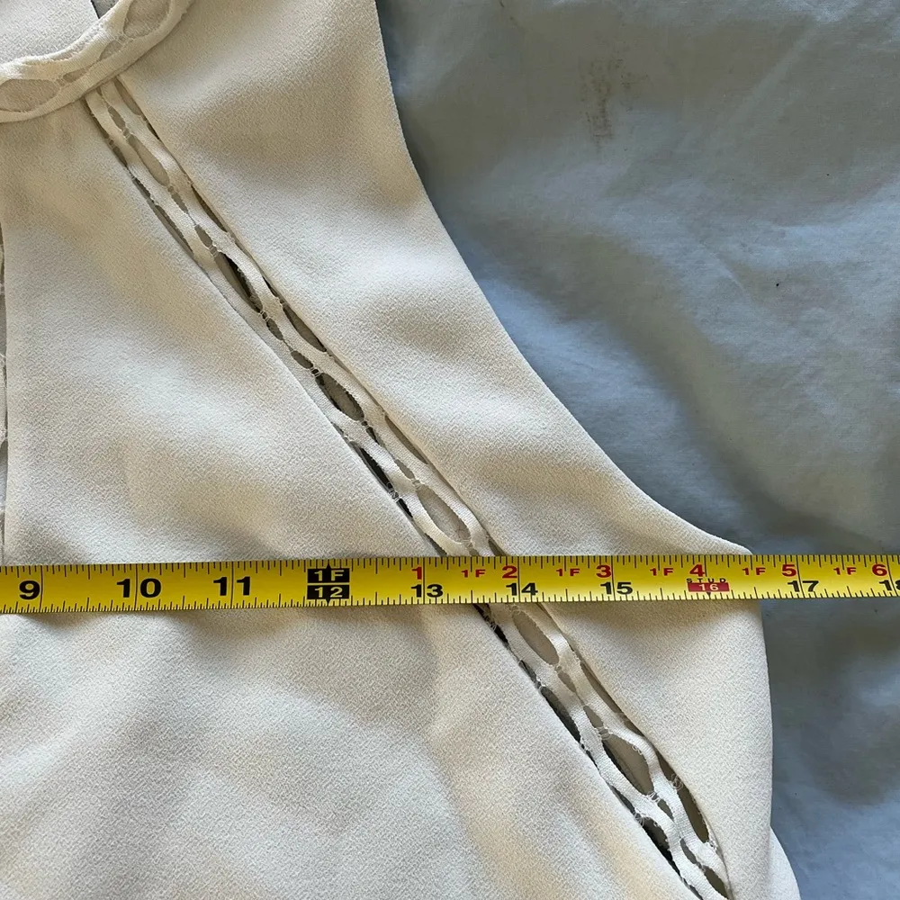 Iro cropped cream shell - Image 2