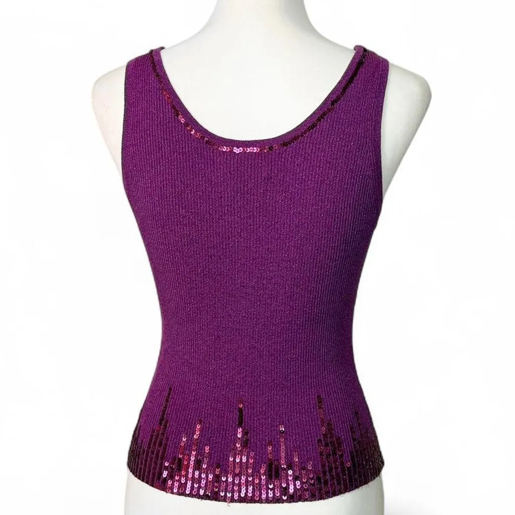 Bernardo Y2K Sequin Top - Image 2