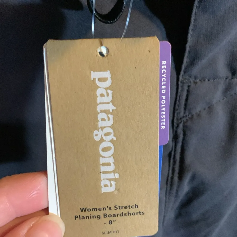 NWT Patagonia Black Board Shorts Size 0 - Image 2