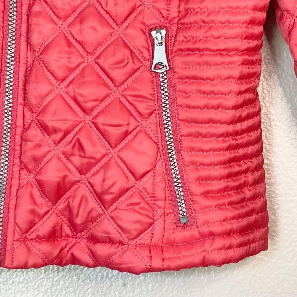 Marc New York Andrew Marc Quilted Pink Zip Front Jacket Size Small - Image 6