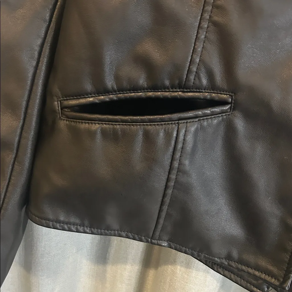 Baccini Women's Black Bomber Jacket - Image 4