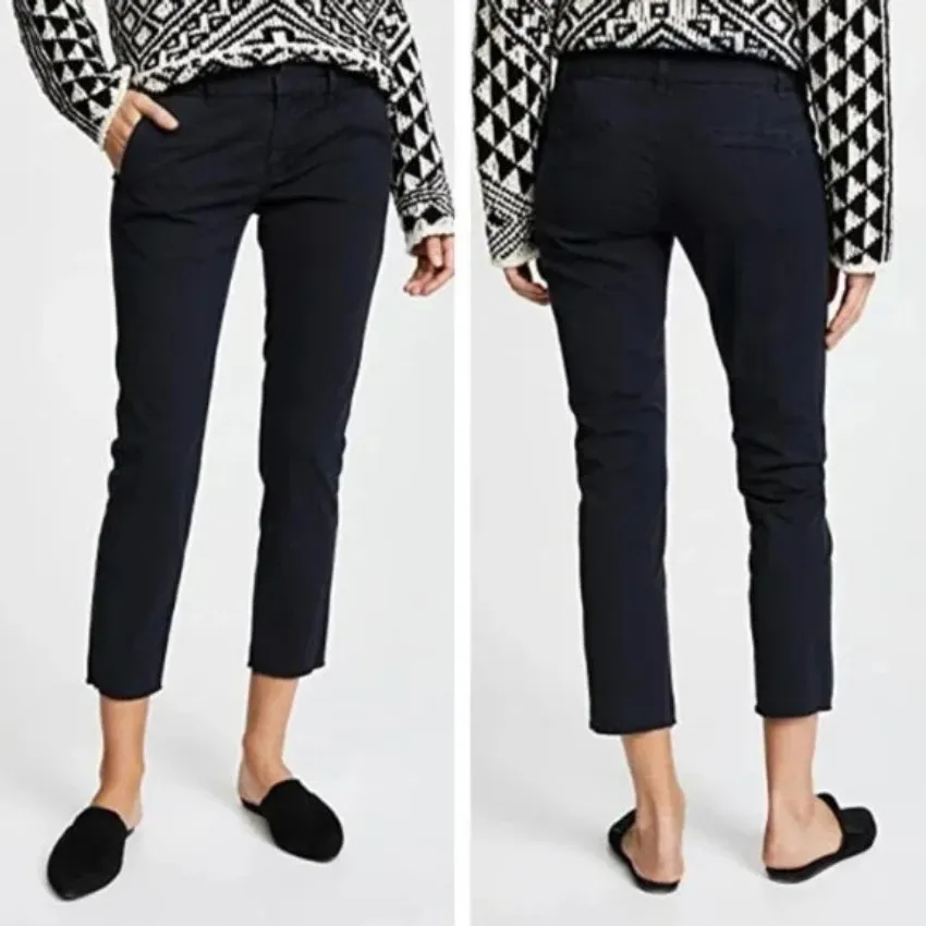 Nili Lotan East Hampton Crop Pants in Black US‎ 0 Dark Casual Trousers Office - Image 8