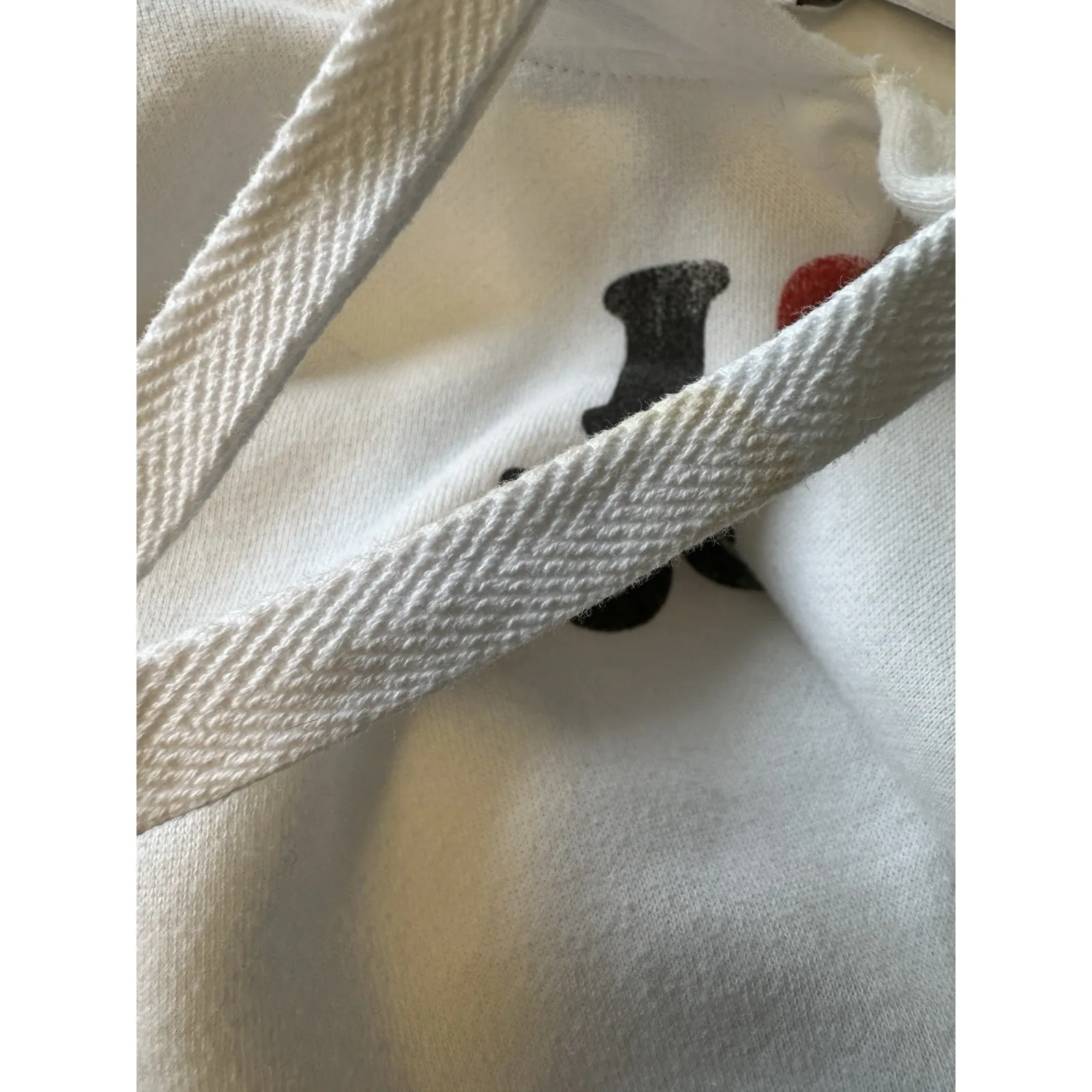 Rebecca Minkoff I Heart You Roxanne Hoodie In White‎ Multi Size S - Image 6