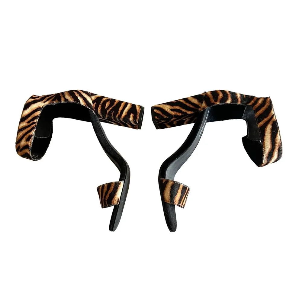 Jeffrey Campbell Lindsay Calf Hair Animal Print Heels - Image 4