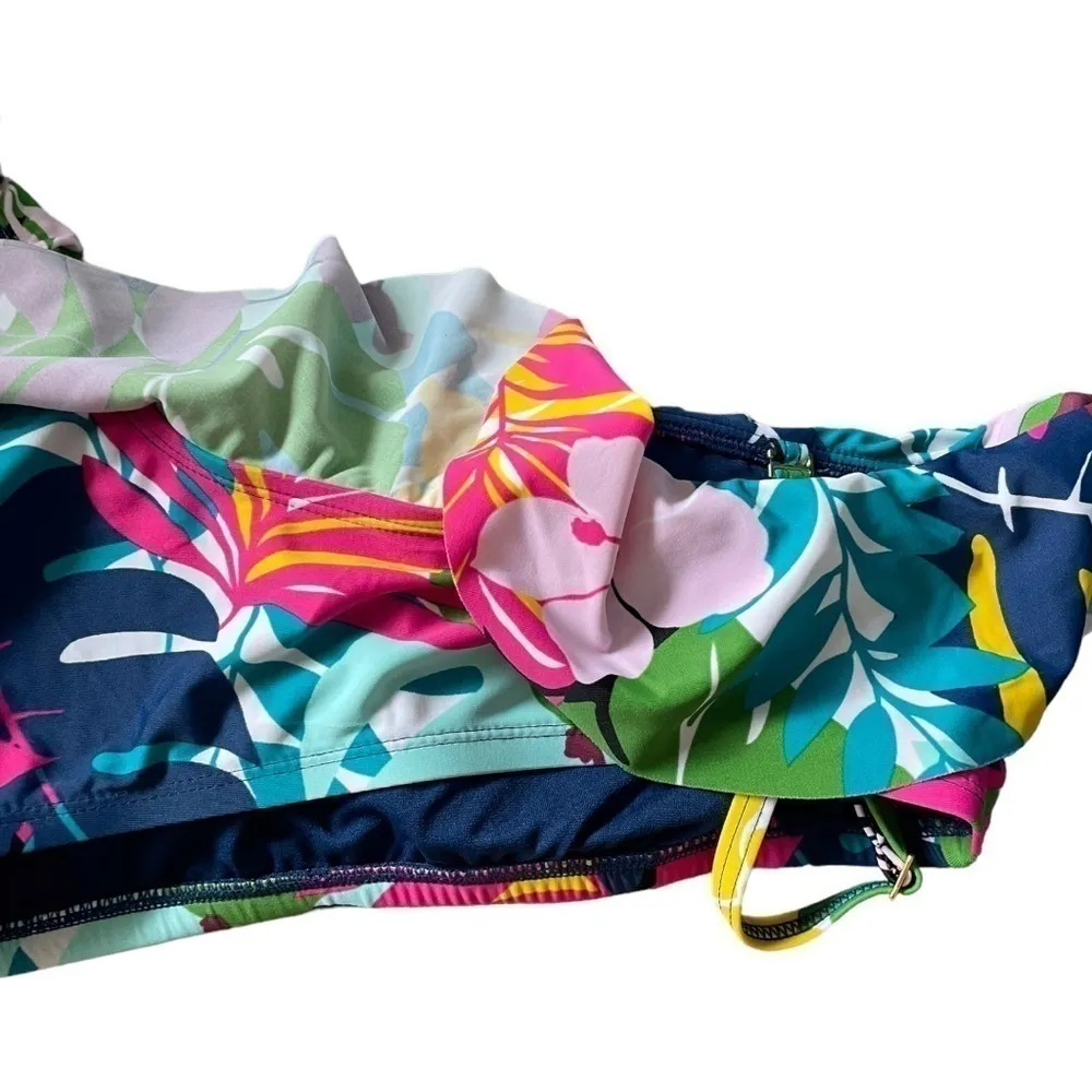 Bleu Rod Beattie On A Brighter Note Ruffle One Shoulder Swim Top 10 - Image 10