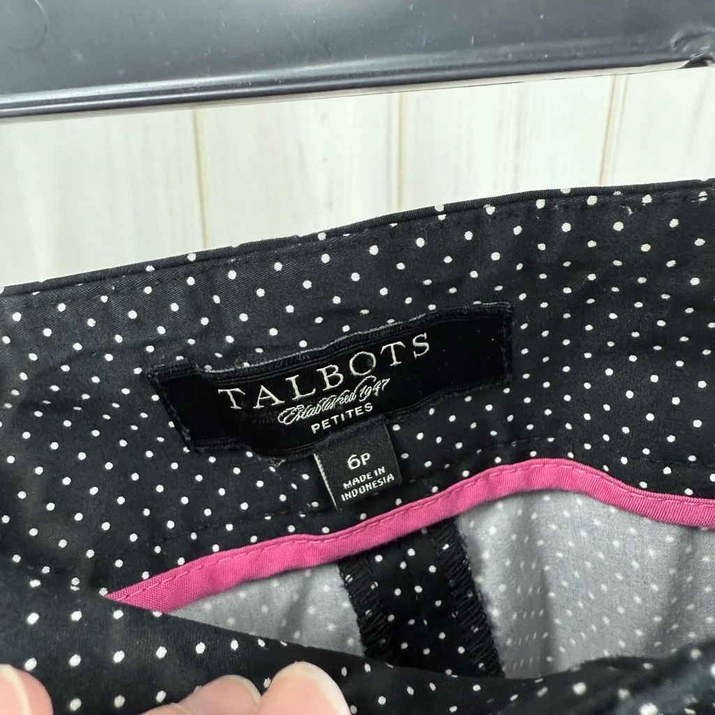 Talbots Women’s 6P Polka Dot Heritage Slim Chino Pants - Image 2