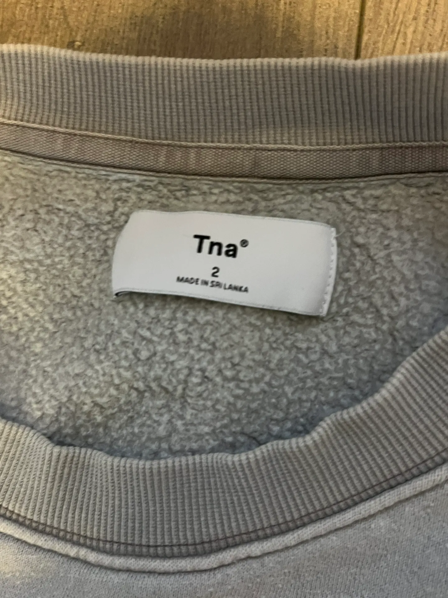 Ash Grey Tna Crewneck Size 2 Aritizia - Image 3