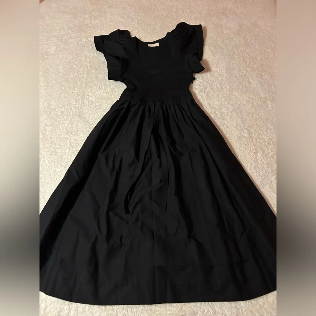 Ulla Johnson Francine Dress in‎ Noir Size Small - Image 4