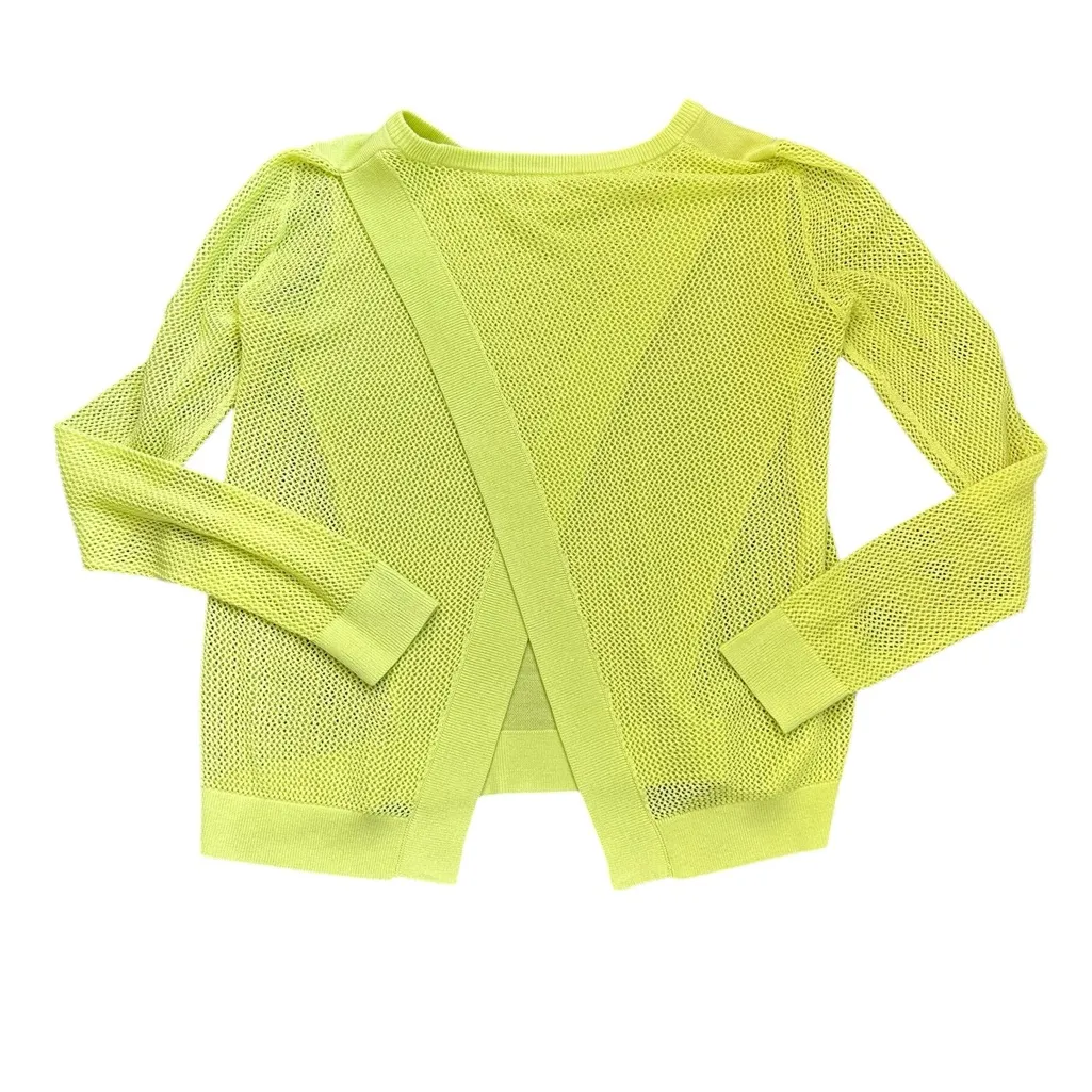 CAbi Open Back Lemon Mesh Knit Top Size XS - Image 5