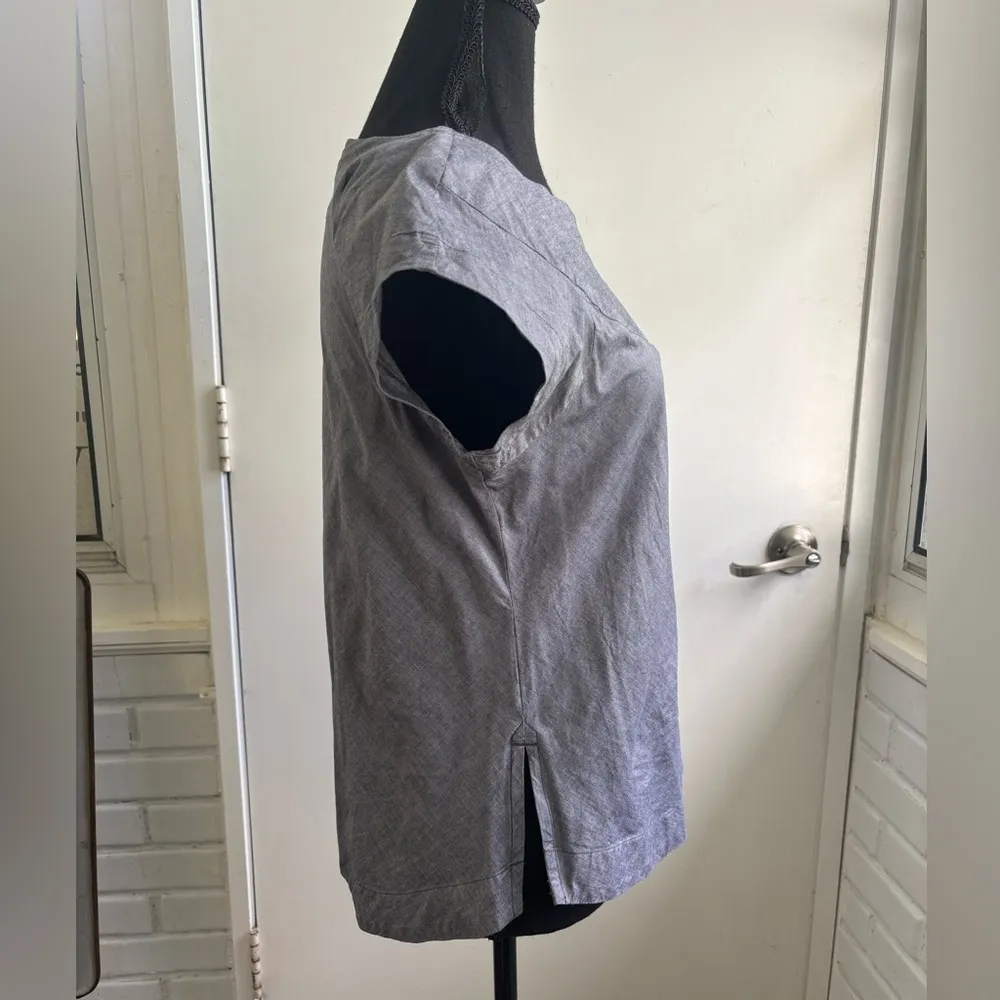 ARC’TERYX Kadem Cotten Blend Cap Sleeve Top medium‎ layered boho Gray - Image 2