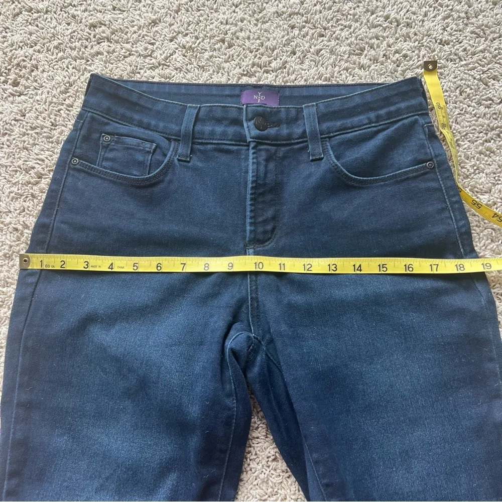 NYDJ Denim Blue Stretch Leggings Jeans Size 8 Lift Tuck Technology Spand… - Image 9